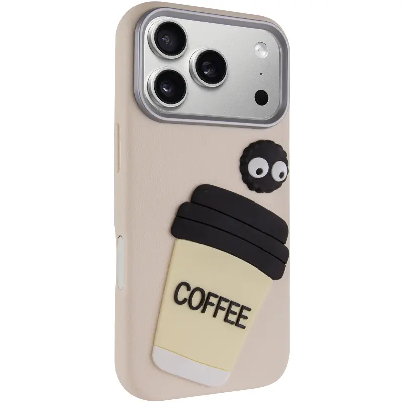Etui TPU Leather Toys do Apple iPhone 17 Pro Max (6.9"), Coffee / Sand, Sztuczna skóra