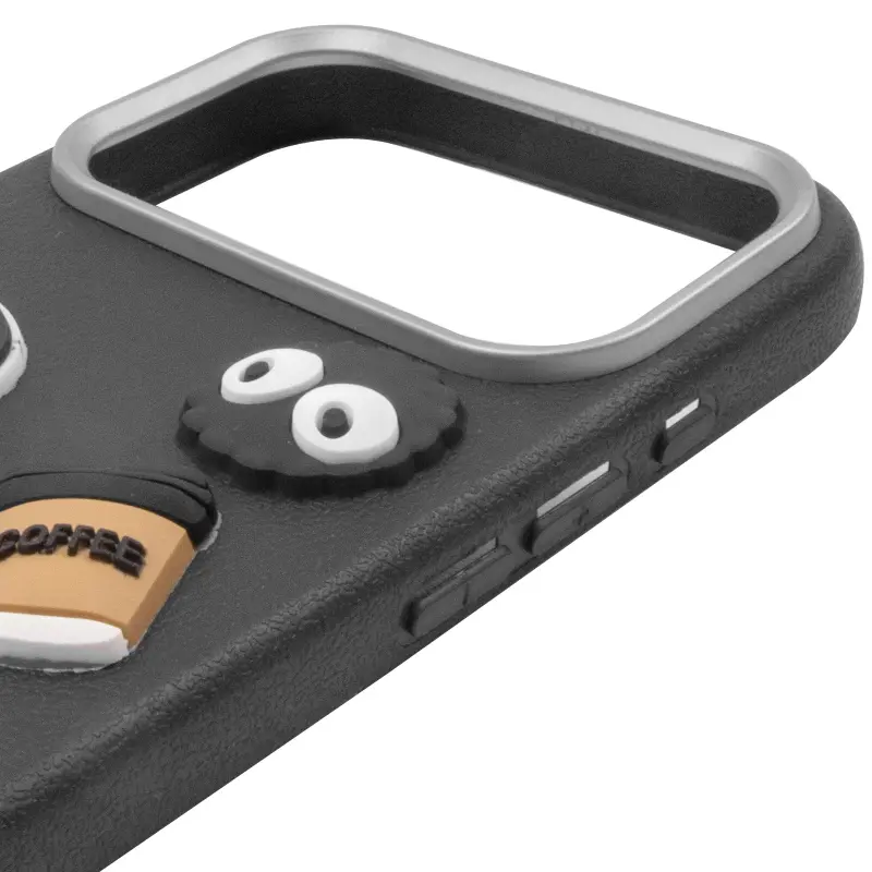 Etui TPU Leather Toys do Apple iPhone 17 Pro Max (6.9"), Monster / Black 3, Sztuczna skóra