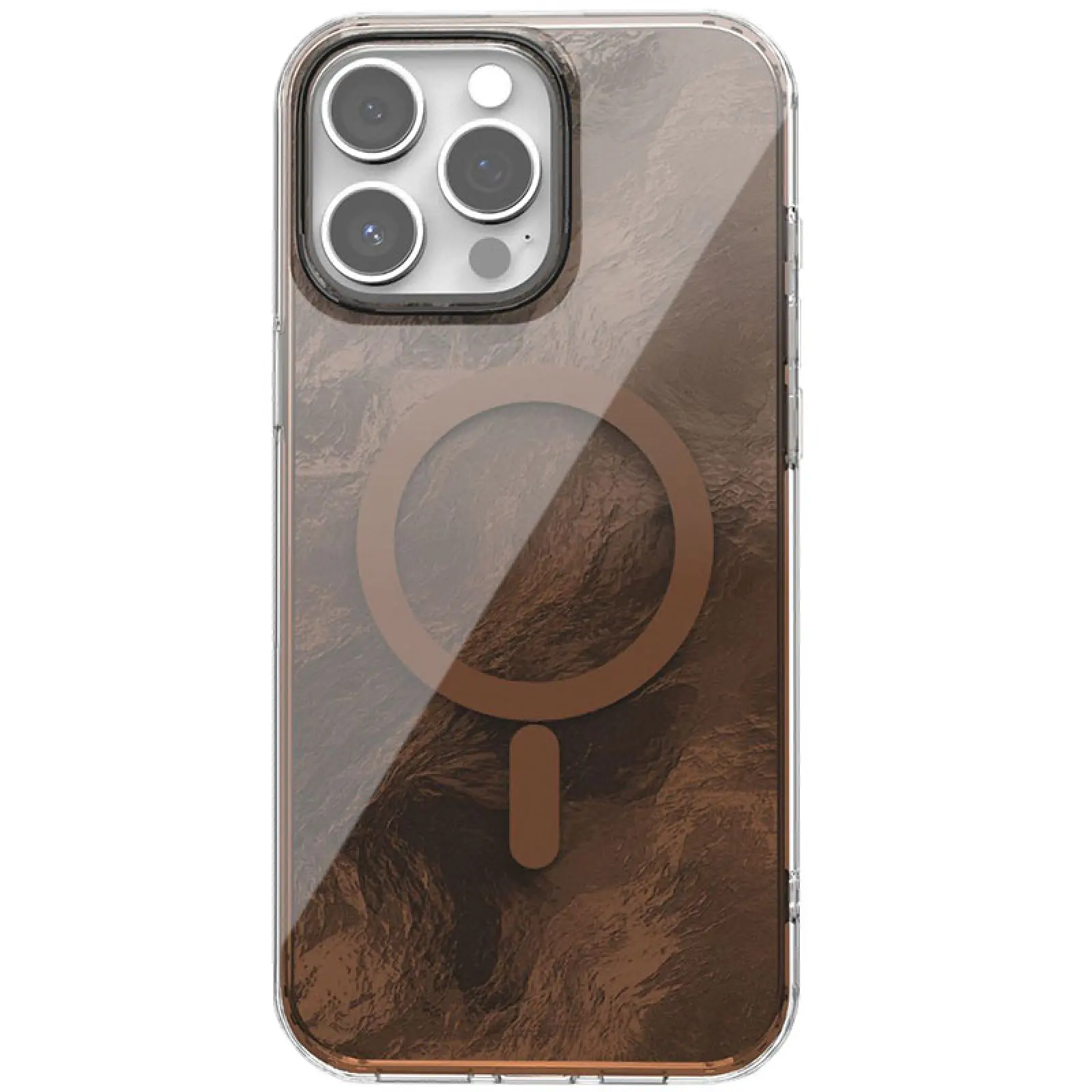 Etui TPU Shiny Mountain Magnetic Fit do Apple iPhone 14 Pro Max (6.7"), Chocolate, TPU
