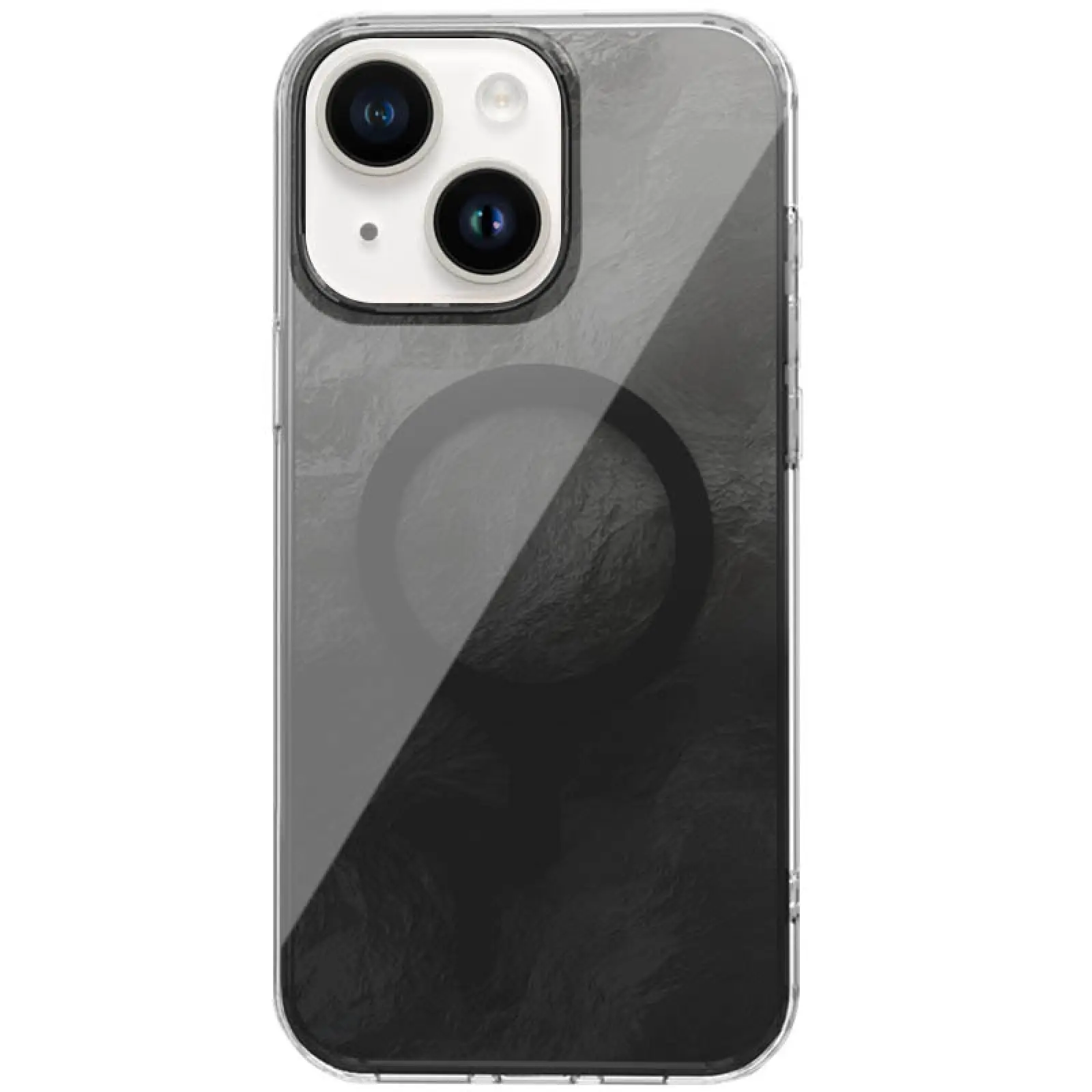 Etui TPU Shiny Mountain Magnetic Fit do Apple iPhone 14 / 13 (6.1"), Black, TPU