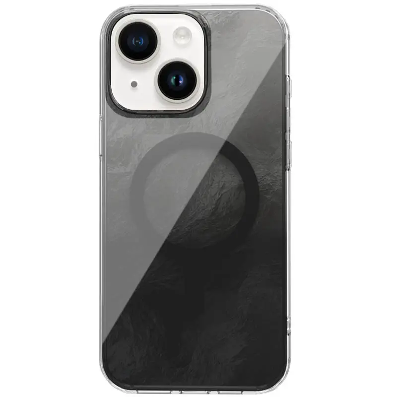 Etui TPU Shiny Mountain Magnetic Fit do Apple iPhone 15 (6.1"), Black, TPU