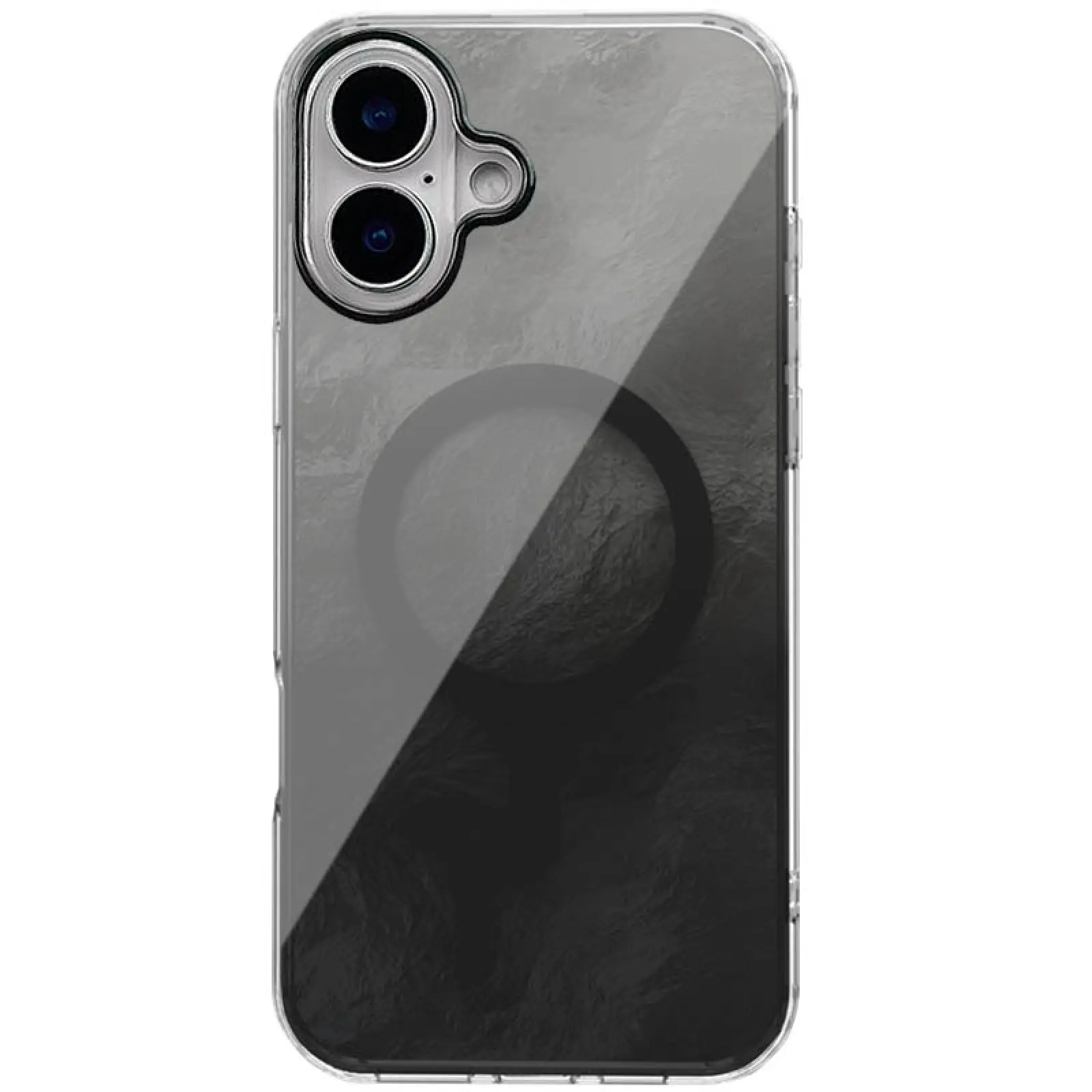 Etui TPU Shiny Mountain Magnetic Fit do Apple iPhone 16 (6.1"), Black, TPU