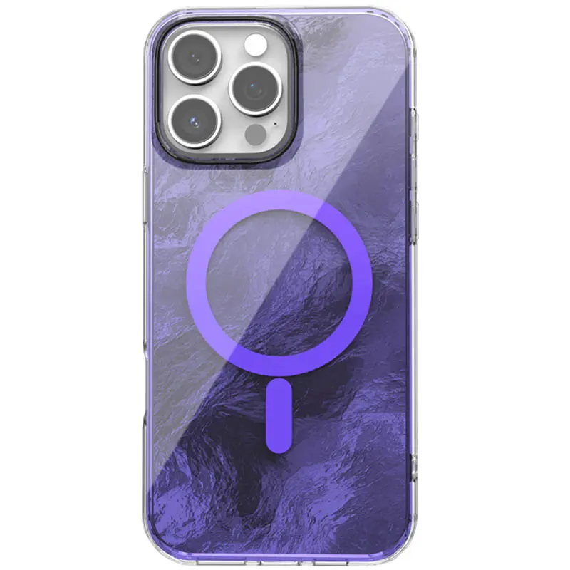 Etui TPU Shiny Mountain Magnetic Fit do Apple iPhone 16 Pro (6.3"), Purple, TPU