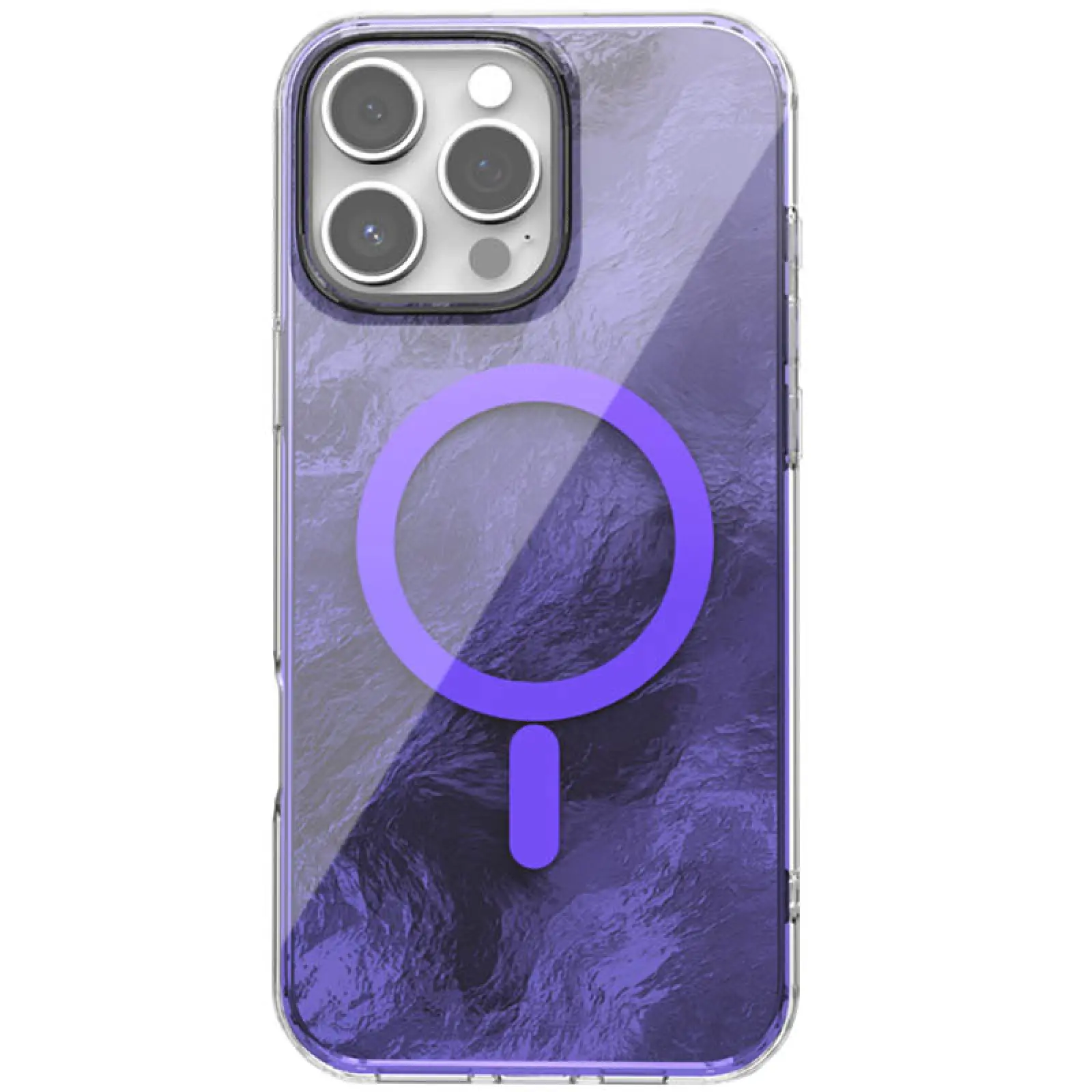 Etui TPU Shiny Mountain Magnetic Fit do Apple iPhone 16 Pro Max (6.9"), Purple, TPU