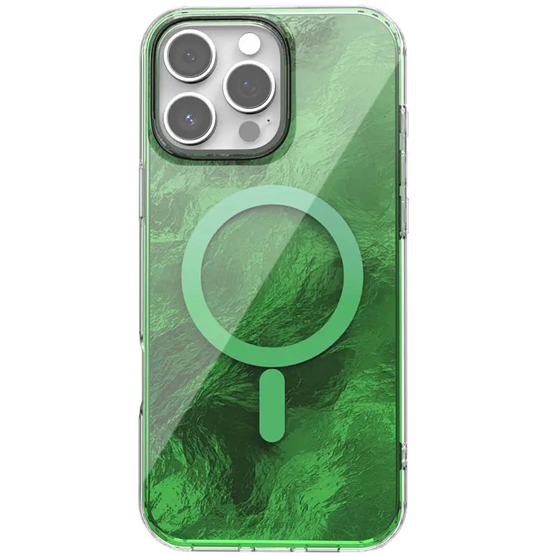 Etui TPU Shiny Mountain Magnetic Fit do Apple iPhone 16 Pro Max (6.9"), Green, TPU
