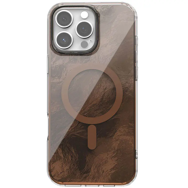 Etui TPU Shiny Mountain Magnetic Fit do Apple iPhone 16 Pro Max (6.9"), Chocolate, TPU