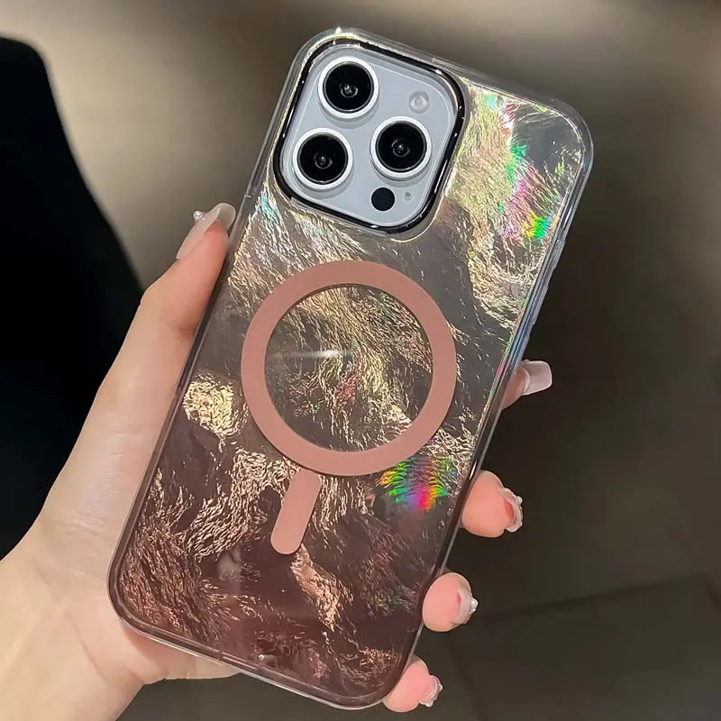 Etui TPU Shiny Mountain Magnetic Fit do Apple iPhone 16 Pro Max (6.9"), Chocolate 1, TPU