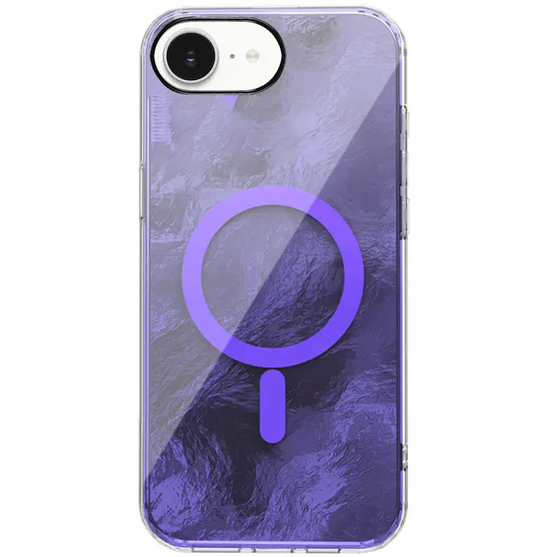 Etui TPU Shiny Mountain Magnetic Fit do Apple iPhone 16e / 17e (6.1"), Purple, TPU