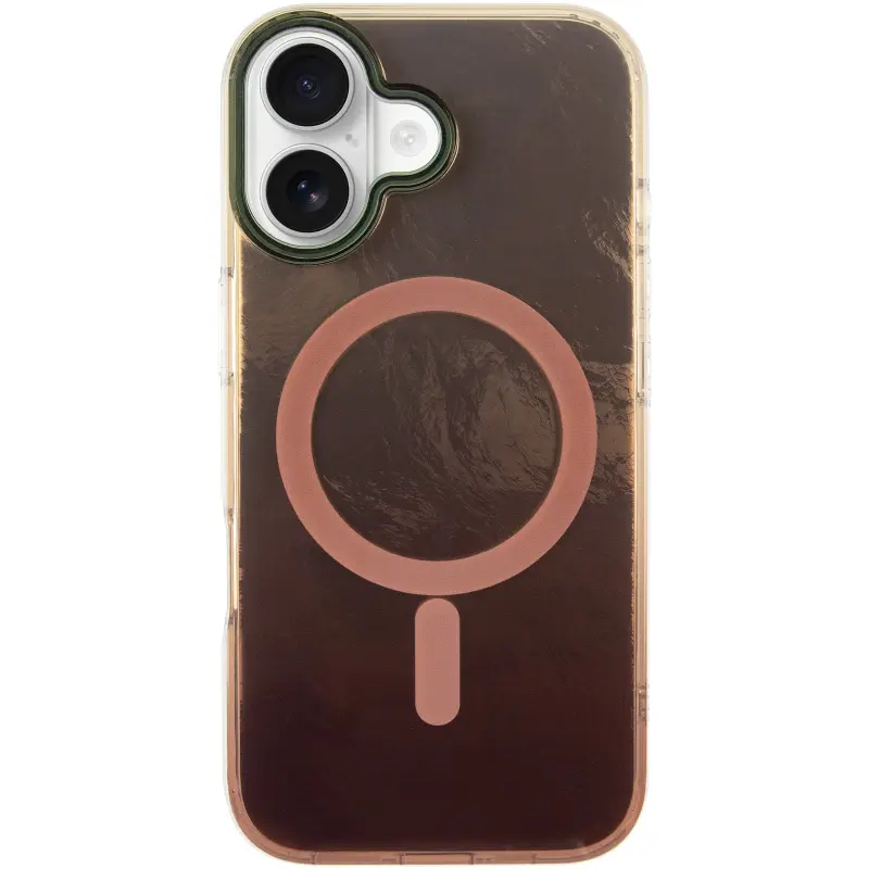 Etui TPU Shiny Mountain Magnetic Fit do Apple iPhone 17 (6.3"), Chocolate 1, TPU