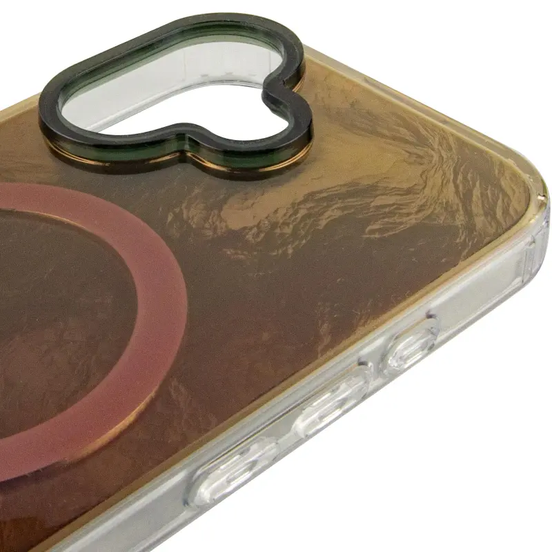 Etui TPU Shiny Mountain Magnetic Fit do Apple iPhone 17 (6.3"), Chocolate 3, TPU