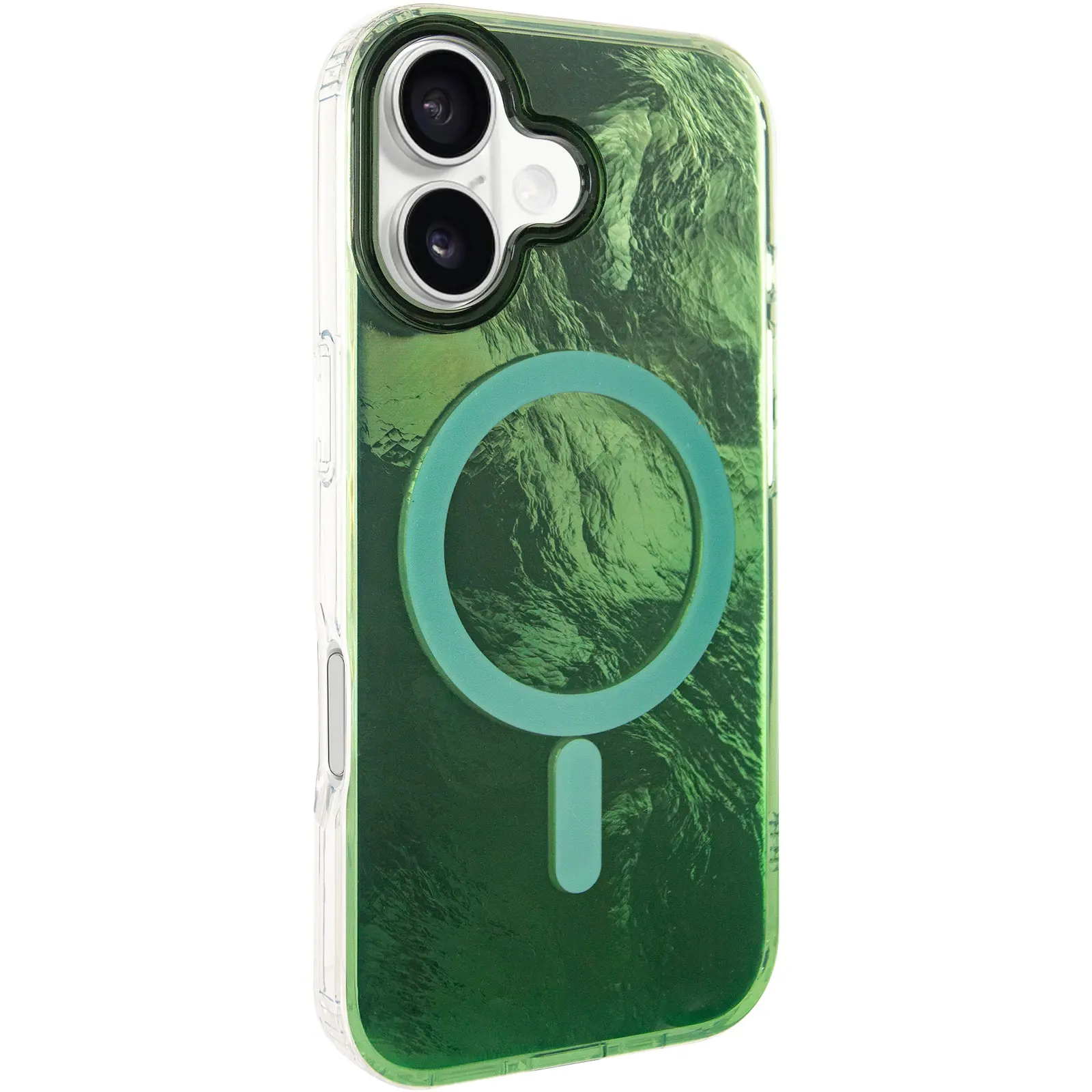 Etui TPU Shiny Mountain Magnetic Fit do Apple iPhone 17 (6.3"), Green, TPU