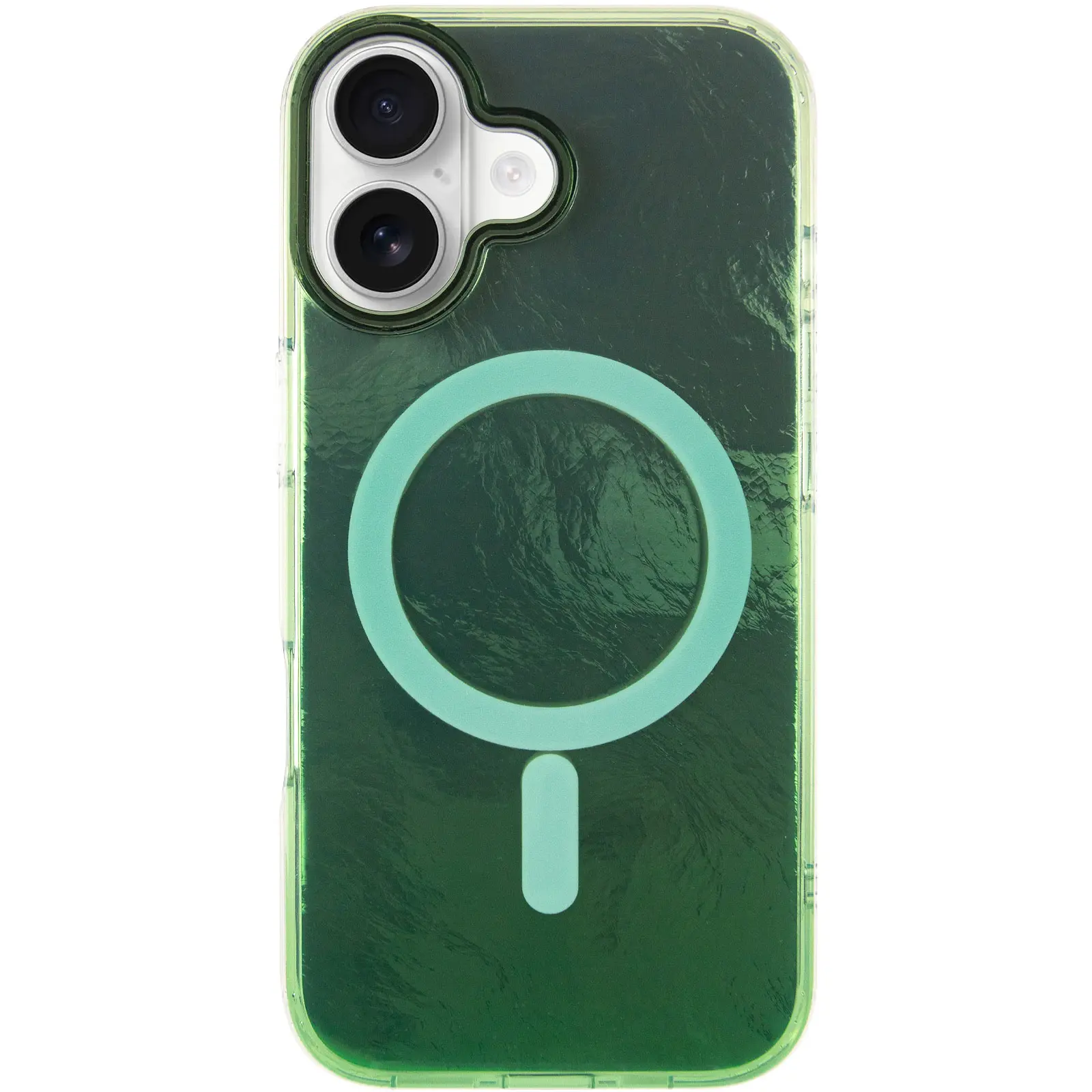 Etui TPU Shiny Mountain Magnetic Fit do Apple iPhone 17 (6.3"), Green 1, TPU