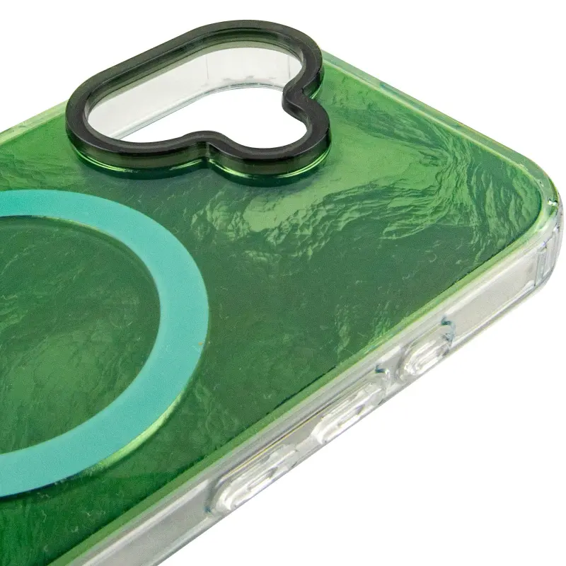 Etui TPU Shiny Mountain Magnetic Fit do Apple iPhone 17 (6.3"), Green 3, TPU