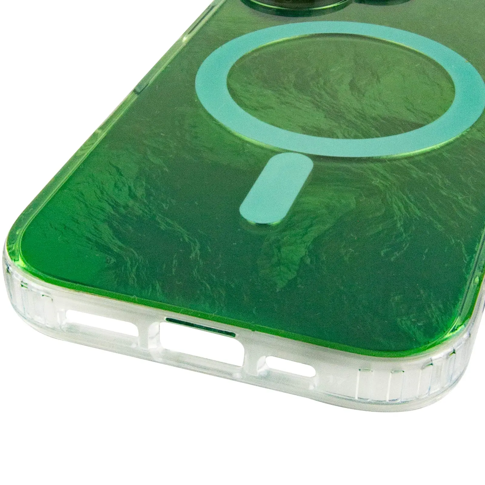 Etui TPU Shiny Mountain Magnetic Fit do Apple iPhone 17 (6.3"), Green 4, TPU