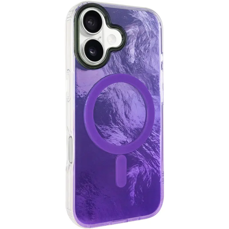 Etui TPU Shiny Mountain Magnetic Fit do Apple iPhone 17 (6.3"), Purple, TPU