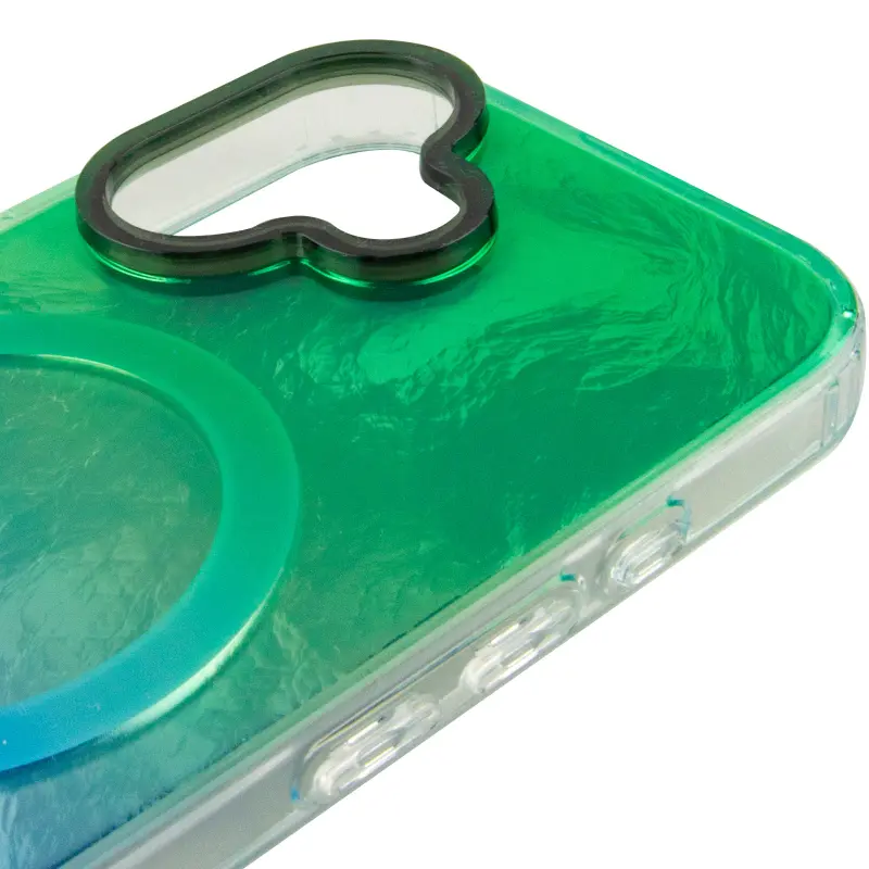 Etui TPU Shiny Mountain Magnetic Fit do Apple iPhone 17 (6.3"), Green / Blue 3, TPU
