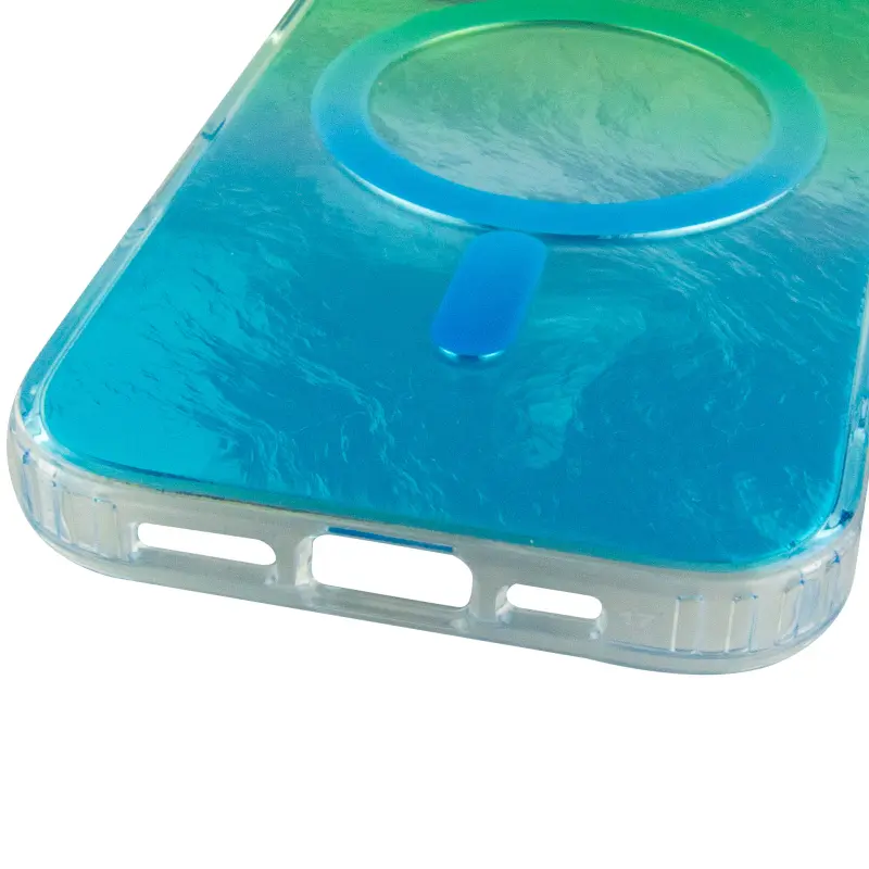 Etui TPU Shiny Mountain Magnetic Fit do Apple iPhone 17 (6.3"), Green / Blue 4, TPU