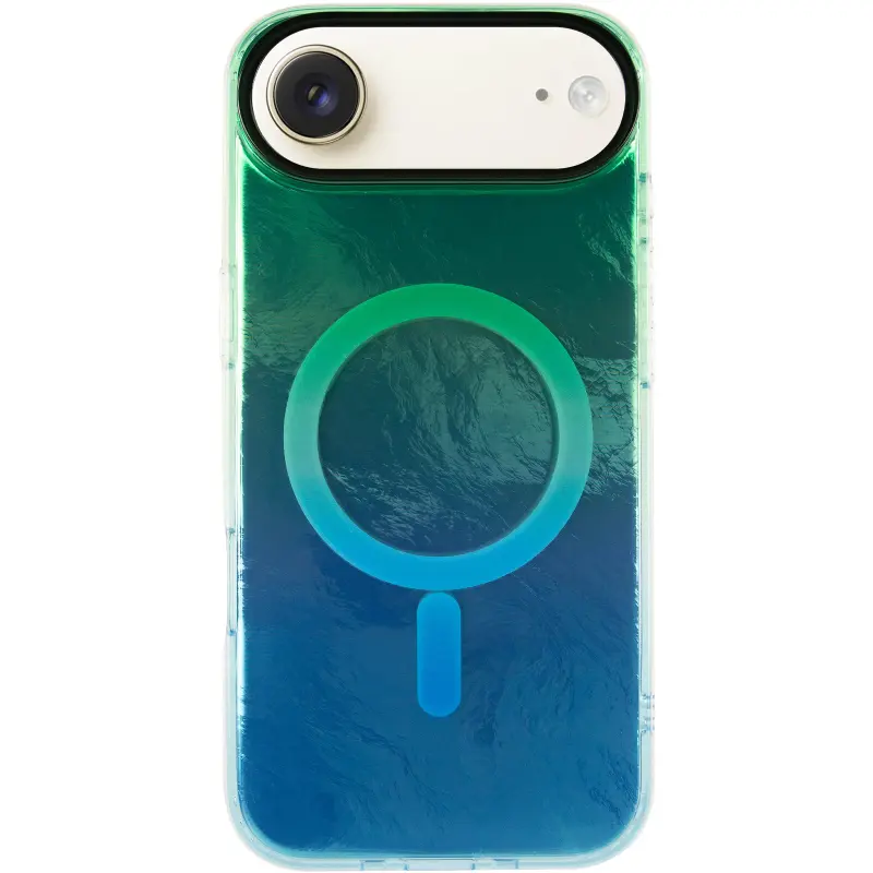 Etui TPU Shiny Mountain Magnetic Fit do Apple iPhone 17 Air (6.5"), Green / Blue 1, TPU
