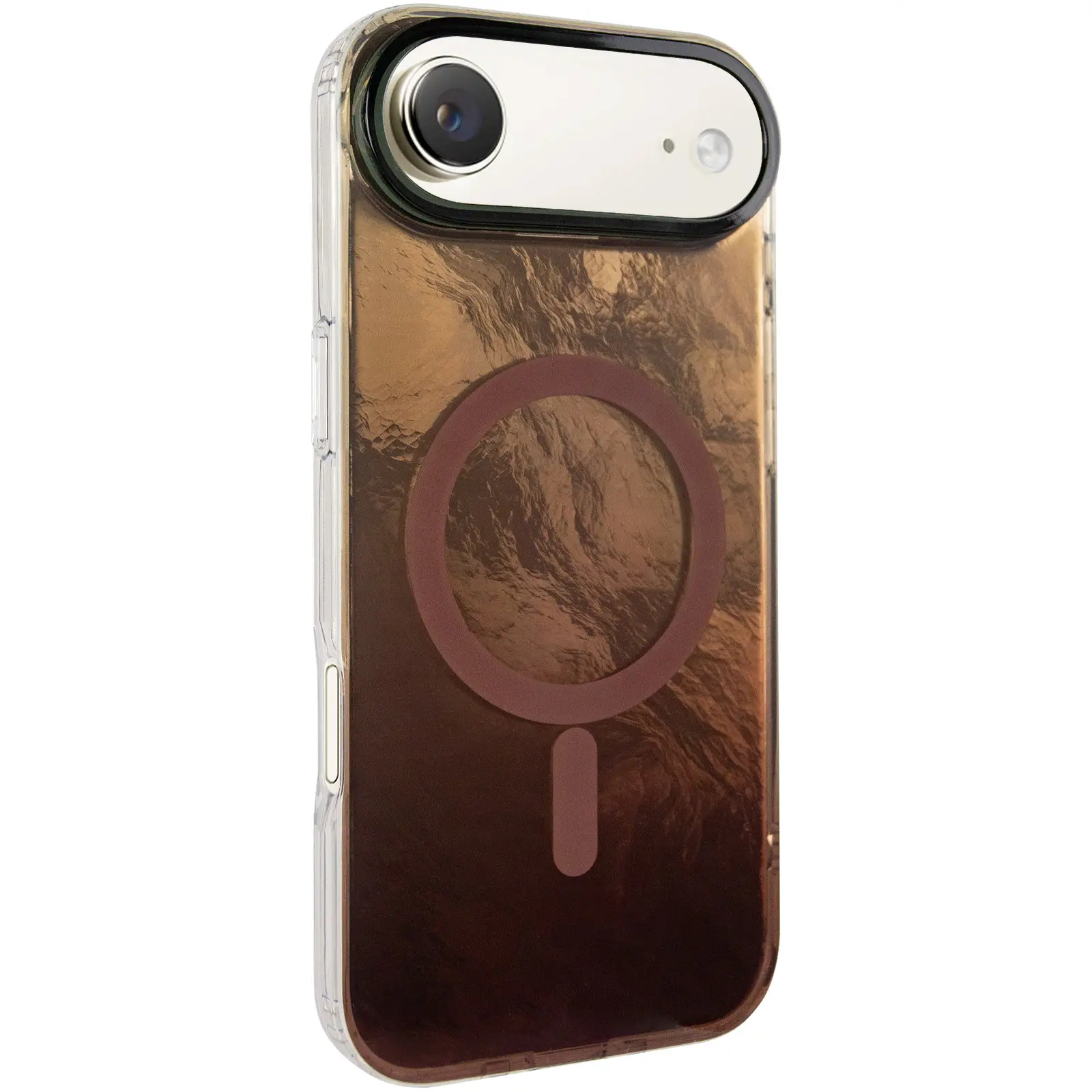 Etui TPU Shiny Mountain Magnetic Fit do Apple iPhone 17 Air (6.5"), Chocolate, TPU