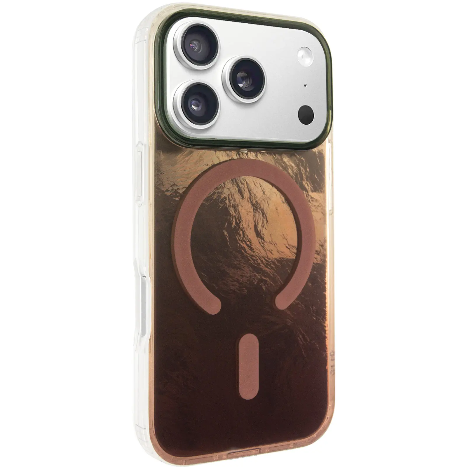 Etui TPU Shiny Mountain Magnetic Fit do Apple iPhone 17 Pro (6.3"), Chocolate, TPU