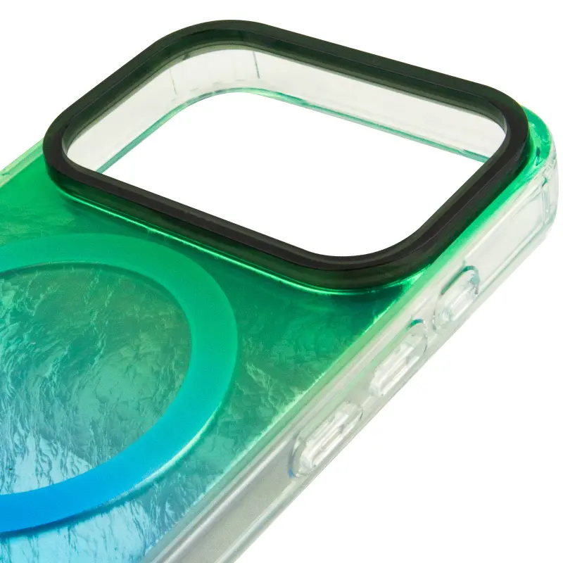 Etui TPU Shiny Mountain Magnetic Fit do Apple iPhone 17 Pro (6.3"), Green / Blue 3, TPU