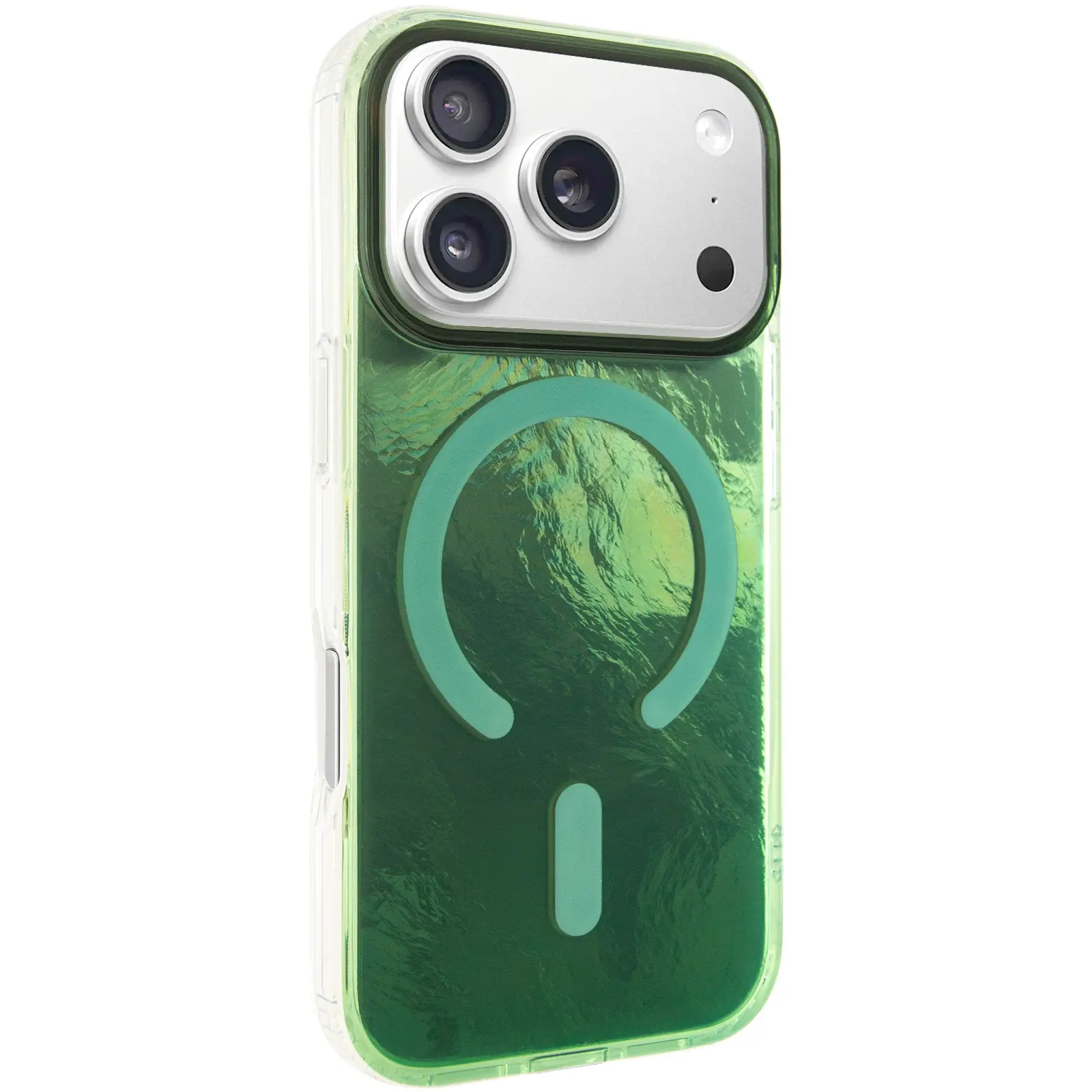 Etui TPU Shiny Mountain Magnetic Fit do Apple iPhone 17 Pro (6.3"), Green, TPU