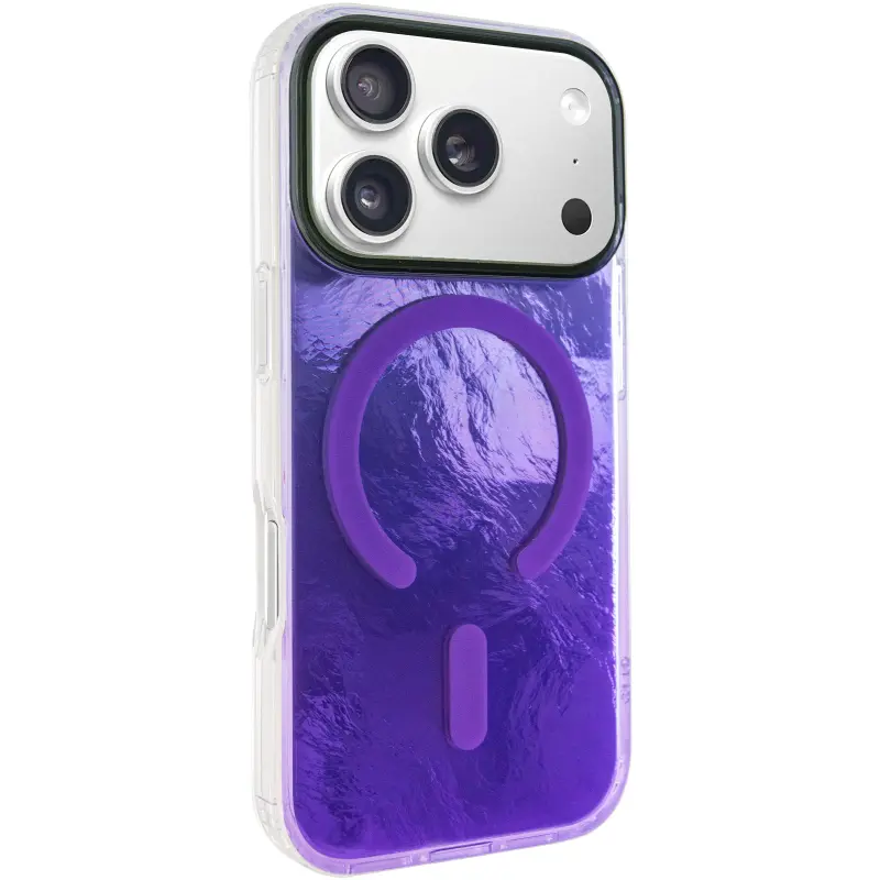Etui TPU Shiny Mountain Magnetic Fit do Apple iPhone 17 Pro Max (6.9"), Purple, TPU