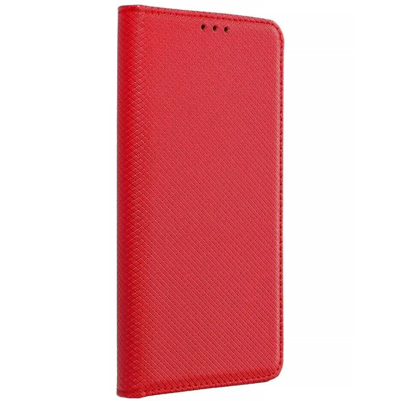 Etui książka Magnet do Xiaomi Redmi Note 17 Pro Max 5G, Red, Sztuczna skóra