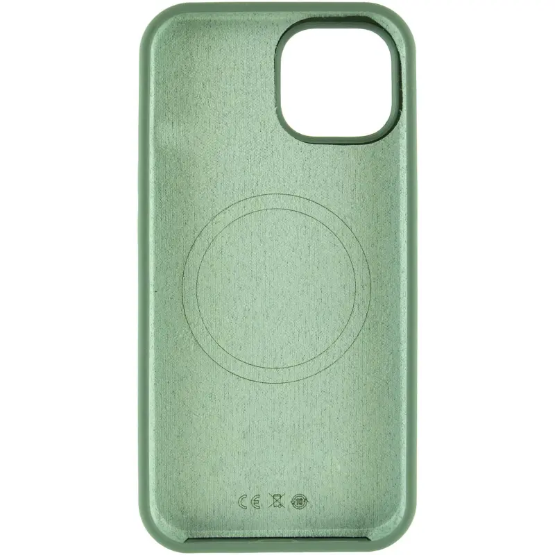 Etui Silicone Case Full Protective with MagSafe do Apple iPhone 12 Pro / 12 (6.1"), Zielony / Pine green 2, Silikon