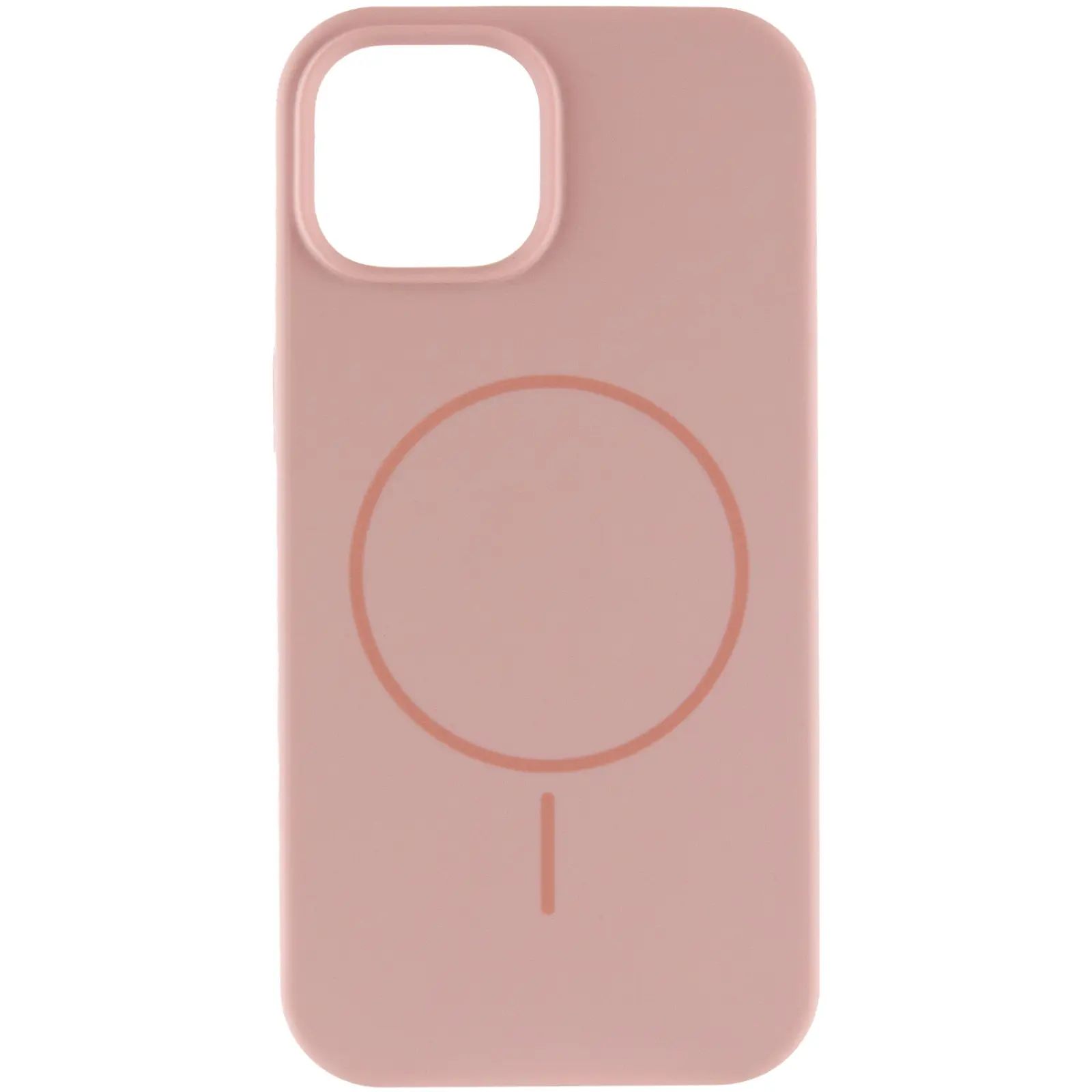Etui Silicone Case Full Protective with MagSafe do Apple iPhone 12 Pro / 12 (6.1"), Różowy / Pink Sand 1, Silikon