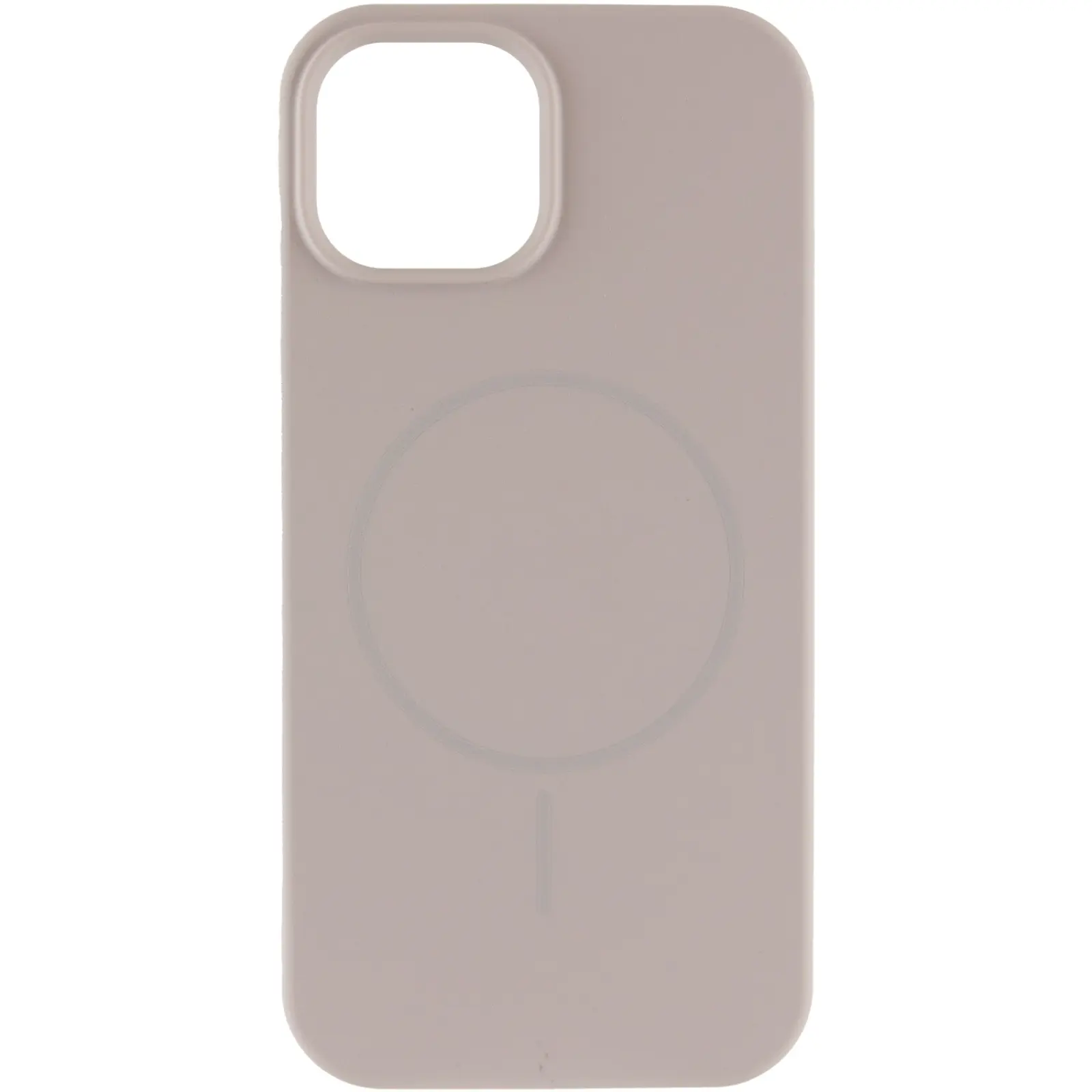 Etui Silicone Case Full Protective with MagSafe do Apple iPhone 12 Pro Max (6.7"), Szary / Light Grey 1, Silikon