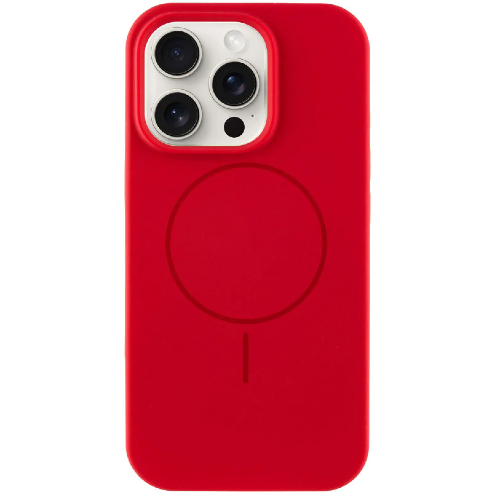 Etui Silicone Case Full Protective with MagSafe do Apple iPhone 13 Pro Max (6.7"), Czerwony / Red, Silikon