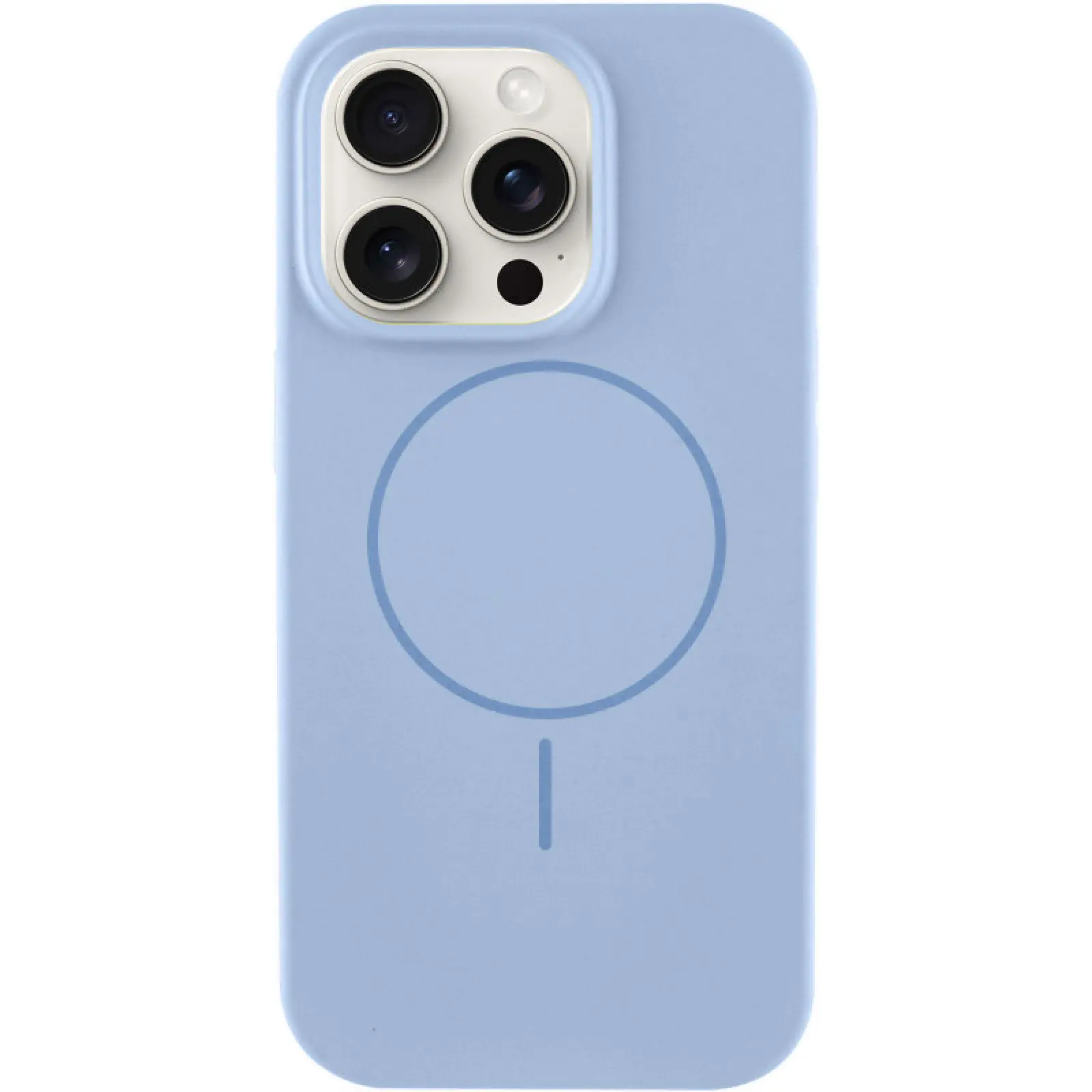 Etui Silicone Case Full Protective with MagSafe do Apple iPhone 13 Pro (6.1"), Niebieski / Lilac Blue, Silikon