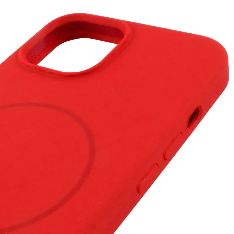 Etui Silicone Case Full Protective with MagSafe do Apple iPhone 13 (6.1"), Czerwony / Red 3, Silikon