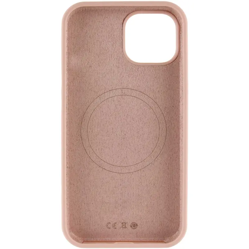 Etui Silicone Case Full Protective with MagSafe do Apple iPhone 15 (6.1"), Różowy / Pink Sand 2, Silikon