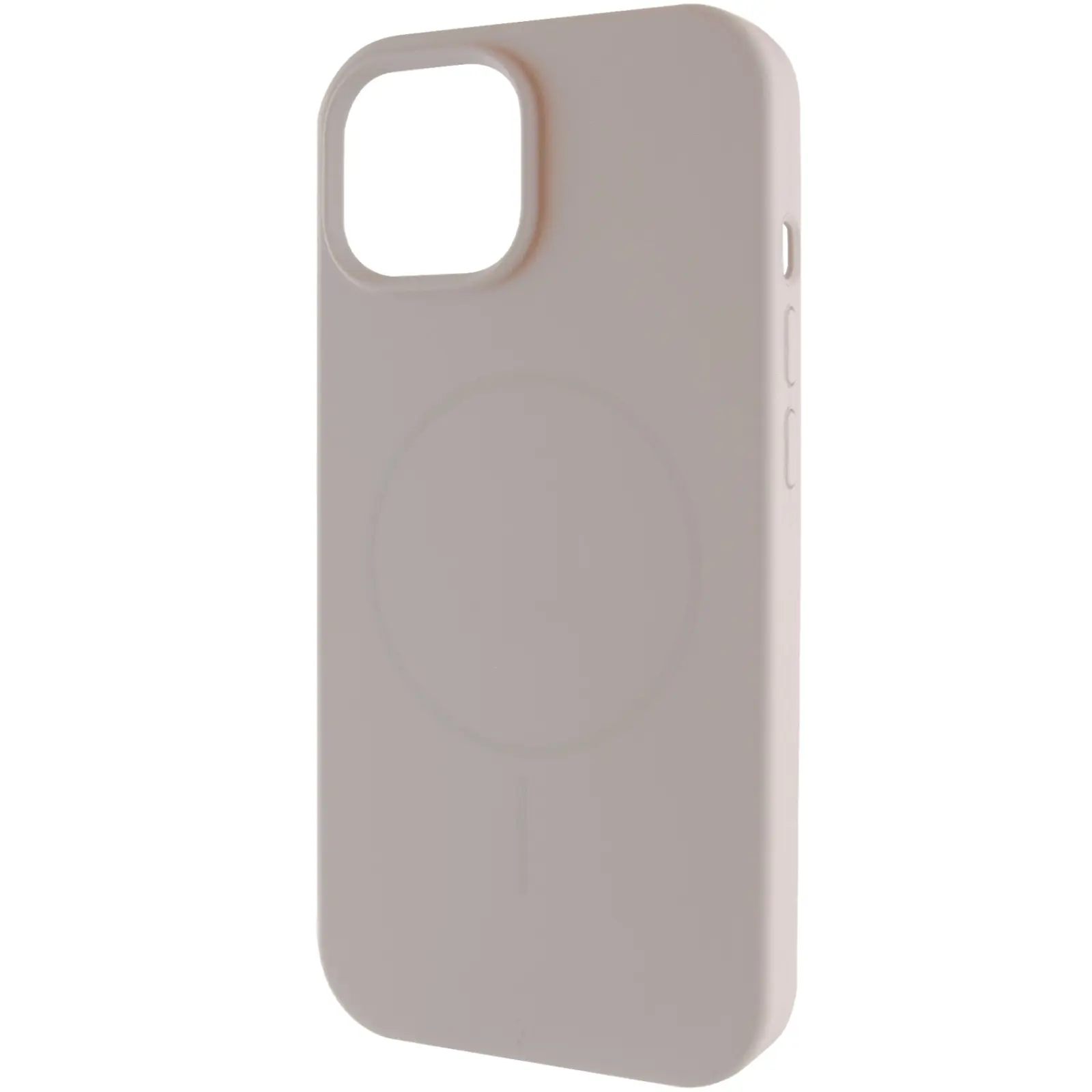 Etui Silicone Case Full Protective with MagSafe do Apple iPhone 15 (6.1"), Szary / Light Grey, Silikon