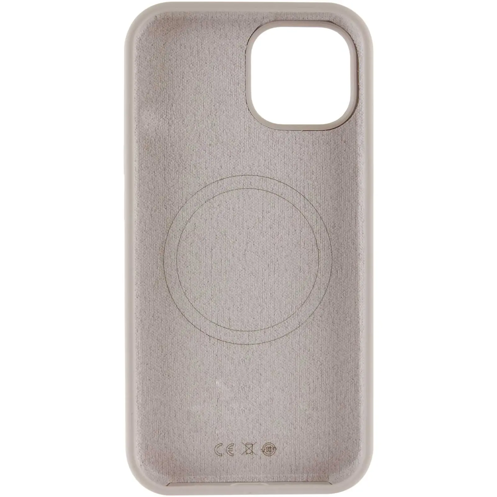 Etui Silicone Case Full Protective with MagSafe do Apple iPhone 15 (6.1"), Szary / Light Grey 2, Silikon