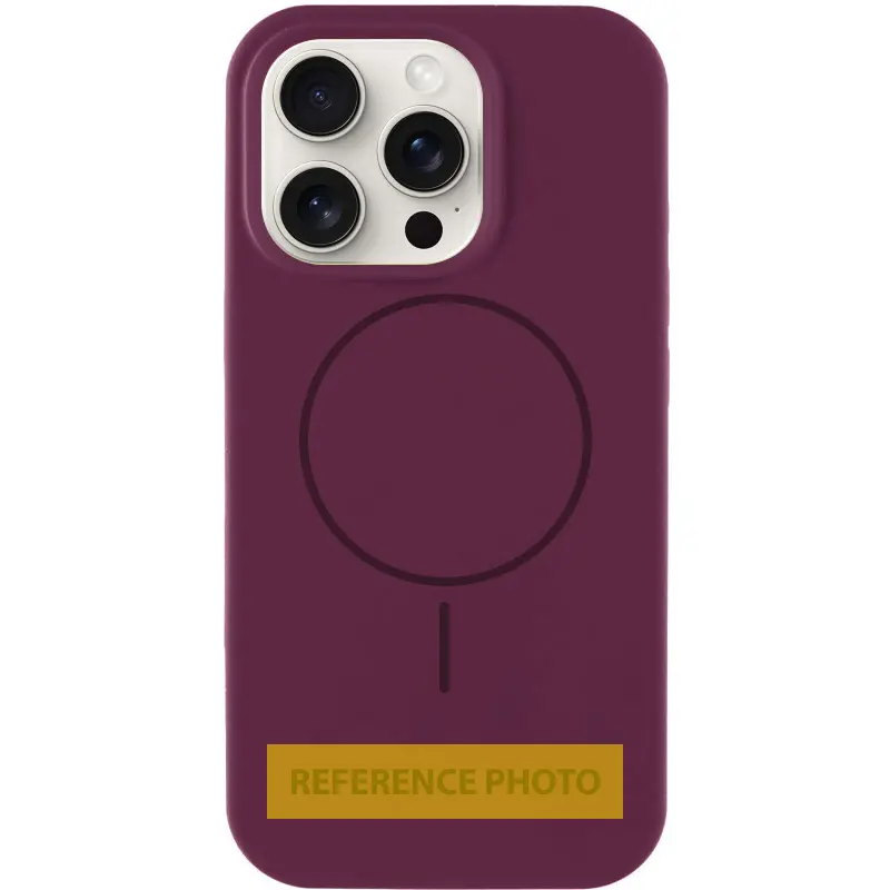 Etui Silicone Case Full Protective with MagSafe do Apple iPhone 16 (6.1"), Bordeaux / Plum, Silikon