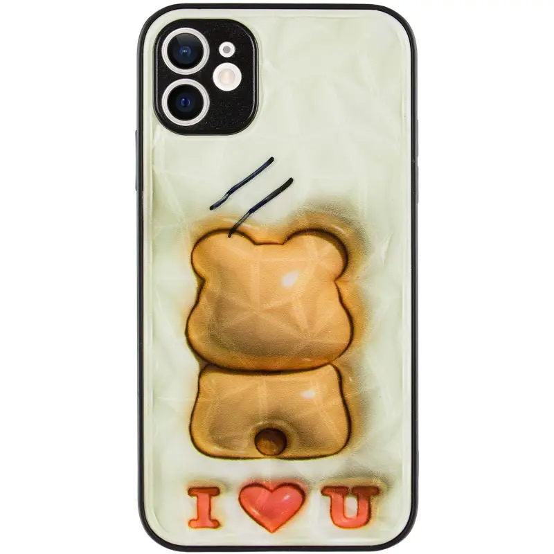TPU+PC etui Prisma Fluffie do Apple iPhone 11 (6.1"), Bear 1, TPU+PC