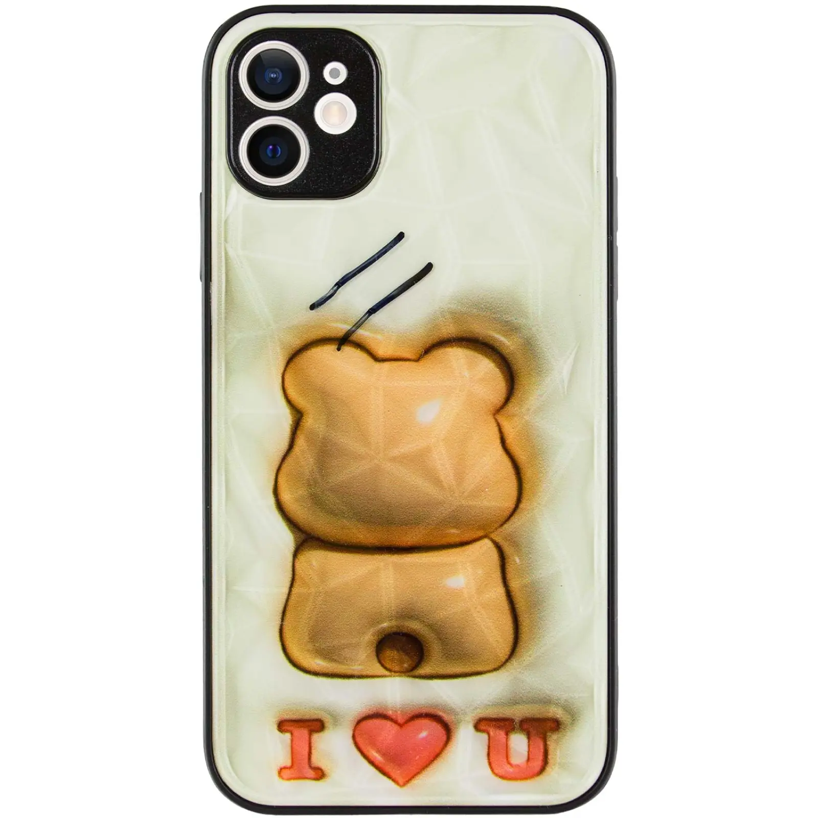 TPU+PC etui Prisma Fluffie do Apple iPhone 11 (6.1"), Bear 1, TPU+PC