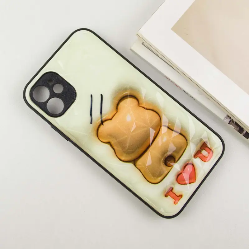TPU+PC etui Prisma Fluffie do Apple iPhone 11 (6.1"), Bear 2, TPU+PC