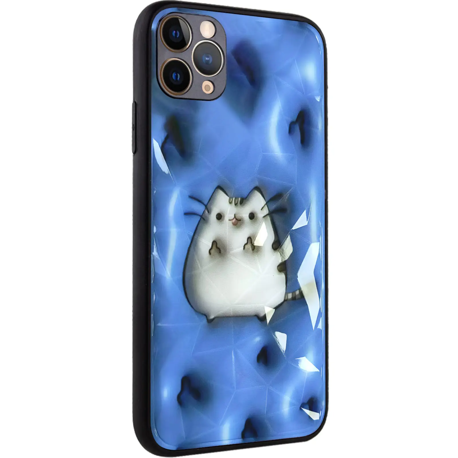 TPU+PC etui Prisma Fluffie do Apple iPhone 11 Pro Max (6.5"), Pusheen, TPU+PC