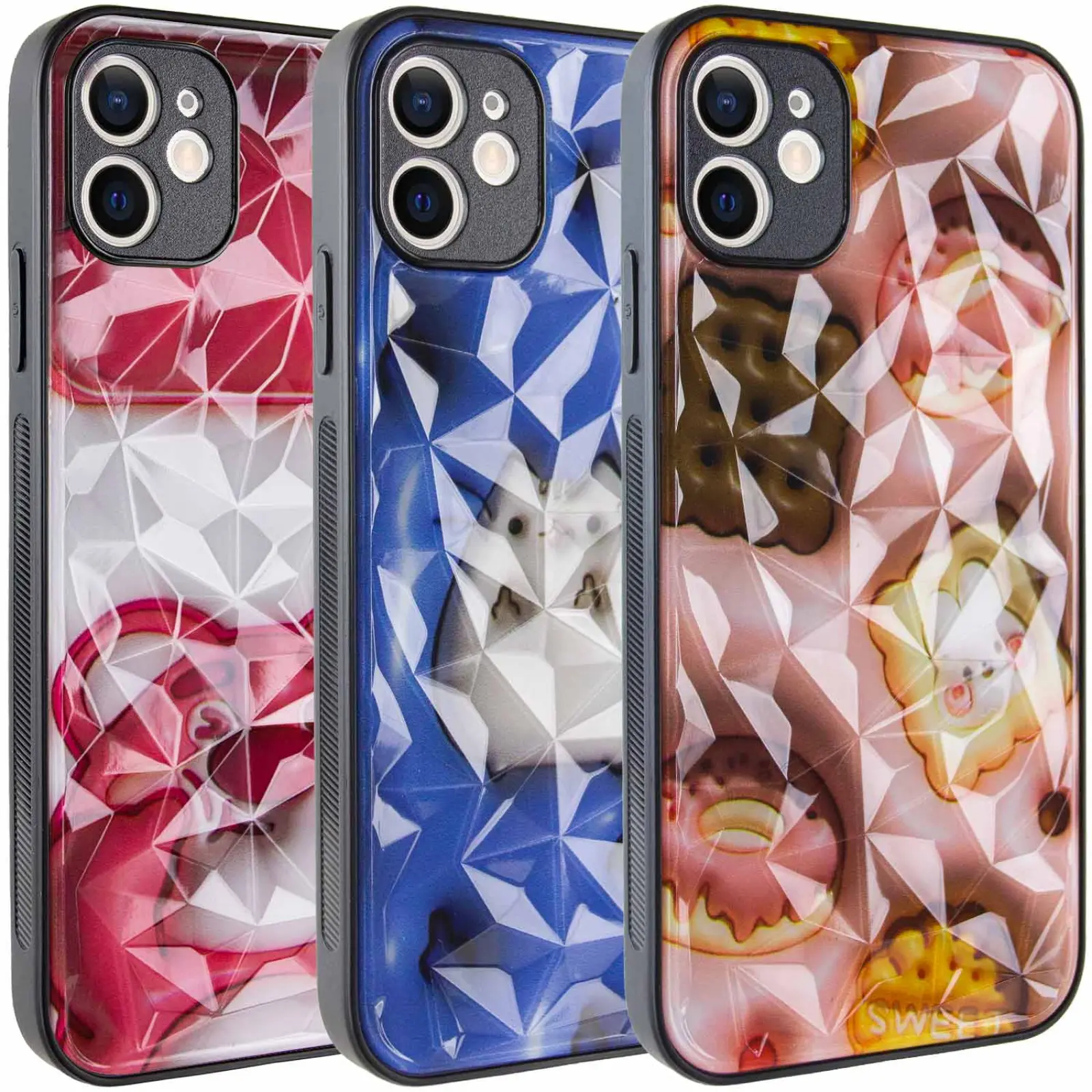 TPU+PC etui Prisma Fluffie do Apple iPhone 12 (6.1"), TPU+PC