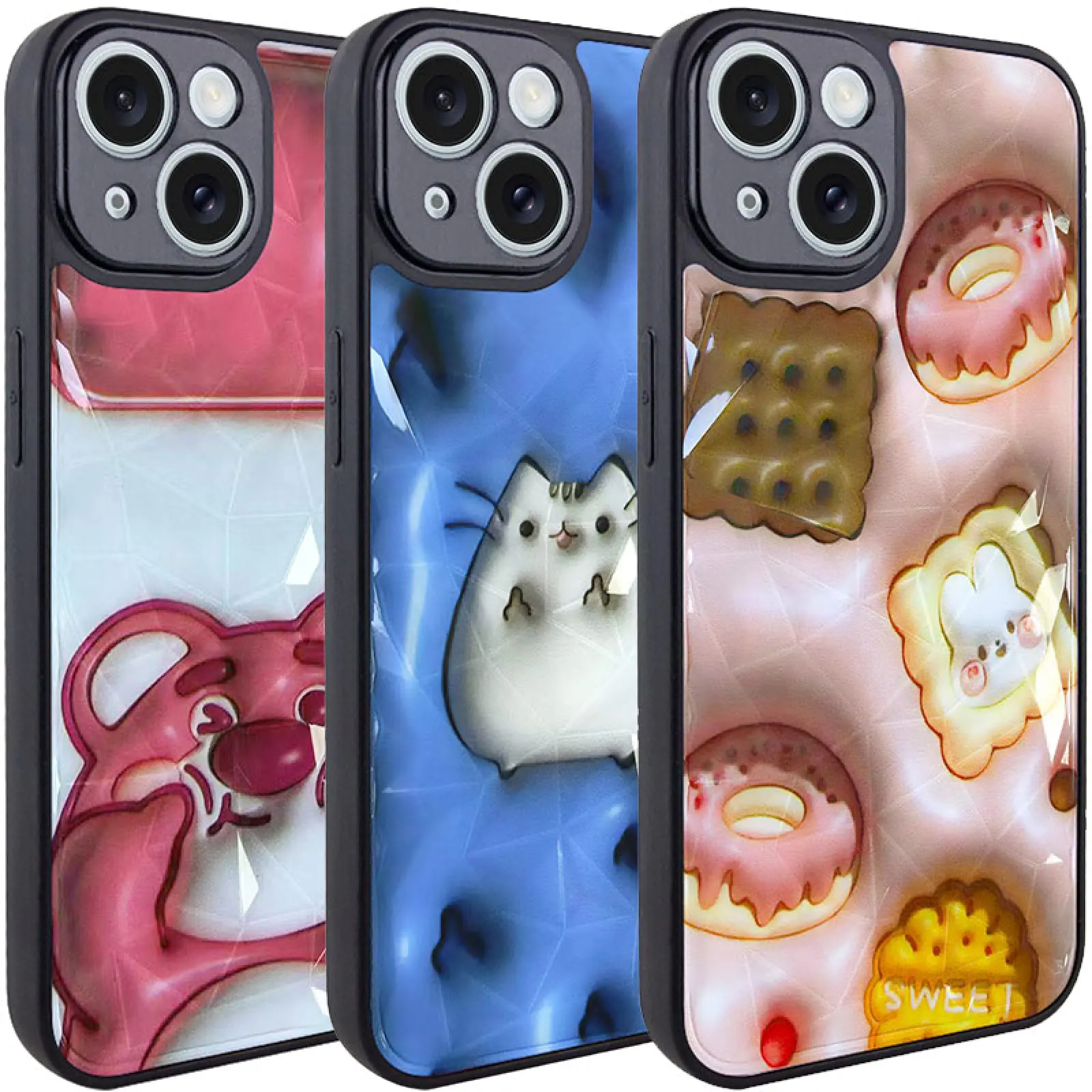 TPU+PC etui Prisma Fluffie do Apple iPhone 13 (6.1"), TPU+PC
