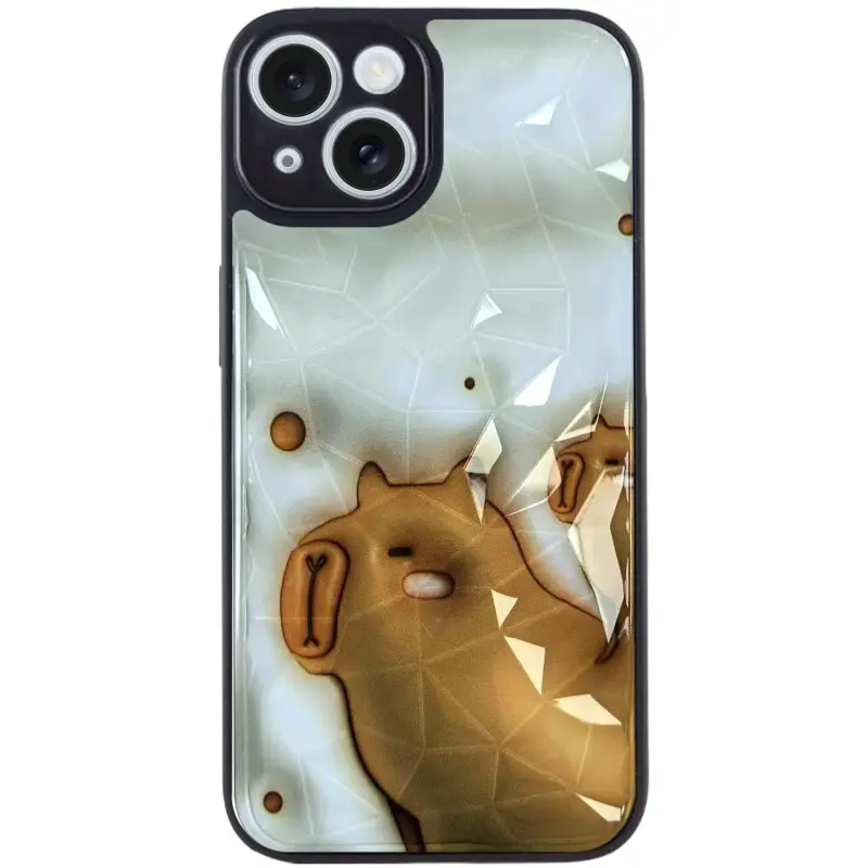 TPU+PC etui Prisma Fluffie do Apple iPhone 13 (6.1"), Capybara, TPU+PC