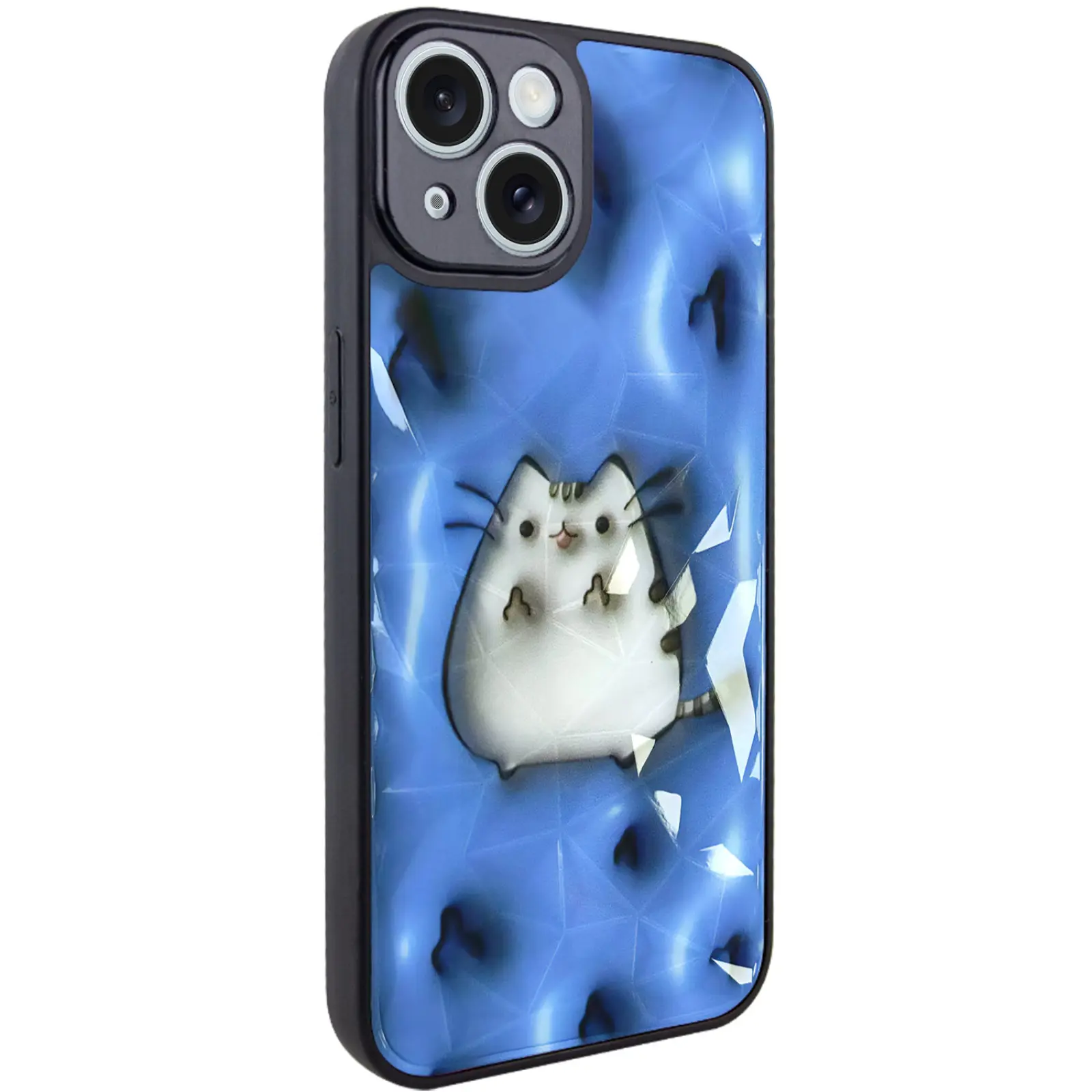 TPU+PC etui Prisma Fluffie do Apple iPhone 15 (6.1"), Pusheen, TPU+PC
