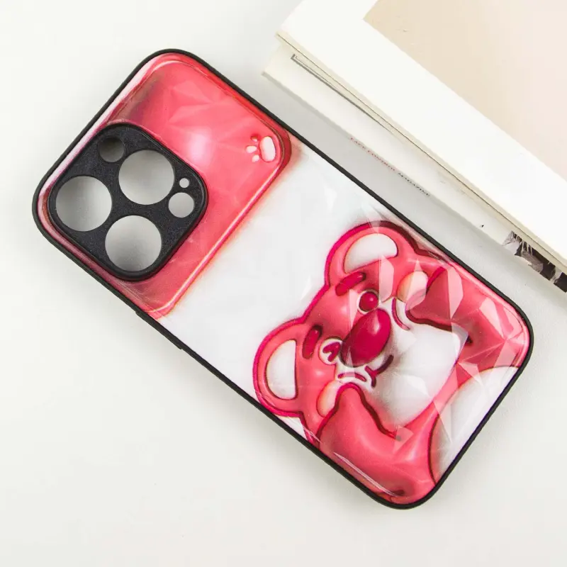TPU+PC etui Prisma Fluffie do Apple iPhone 15 Pro Max (6.7"), Look Me 2, TPU+PC