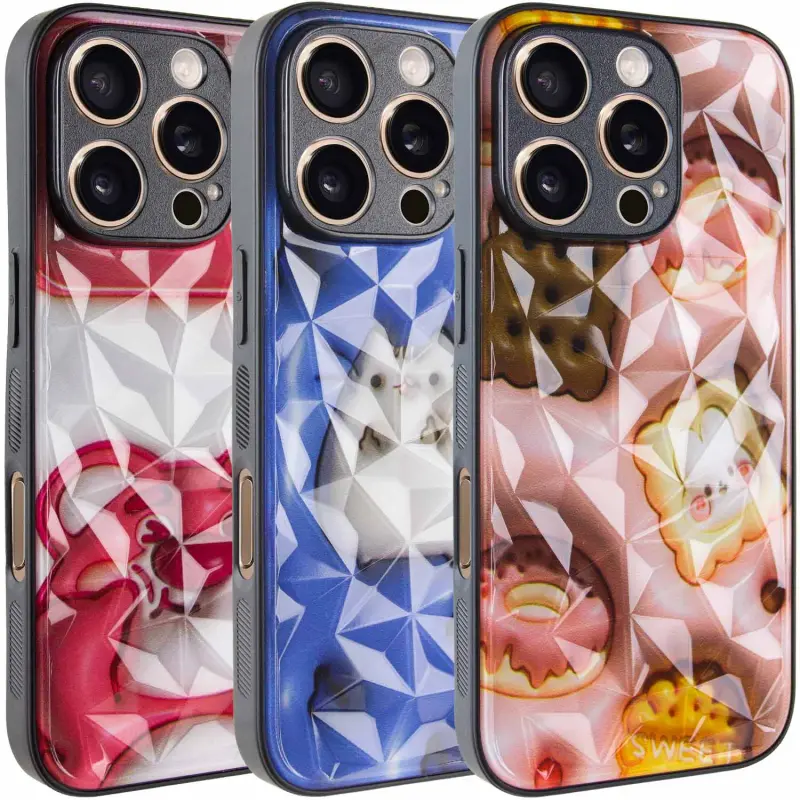 TPU+PC etui Prisma Fluffie do Apple iPhone 16 Pro (6.3"), TPU+PC