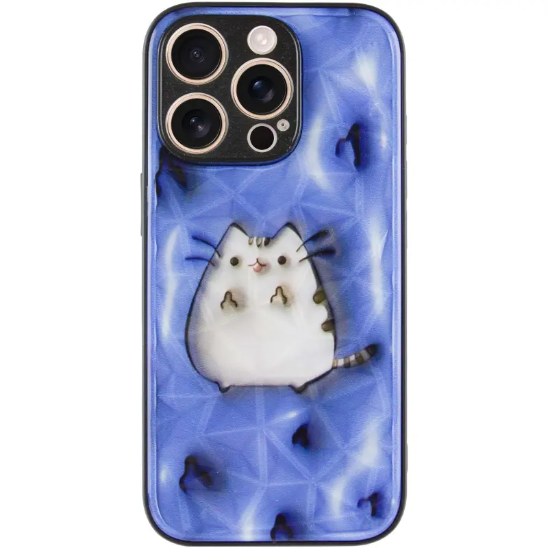 TPU+PC etui Prisma Fluffie do Apple iPhone 16 Pro (6.3"), Pusheen 1, TPU+PC