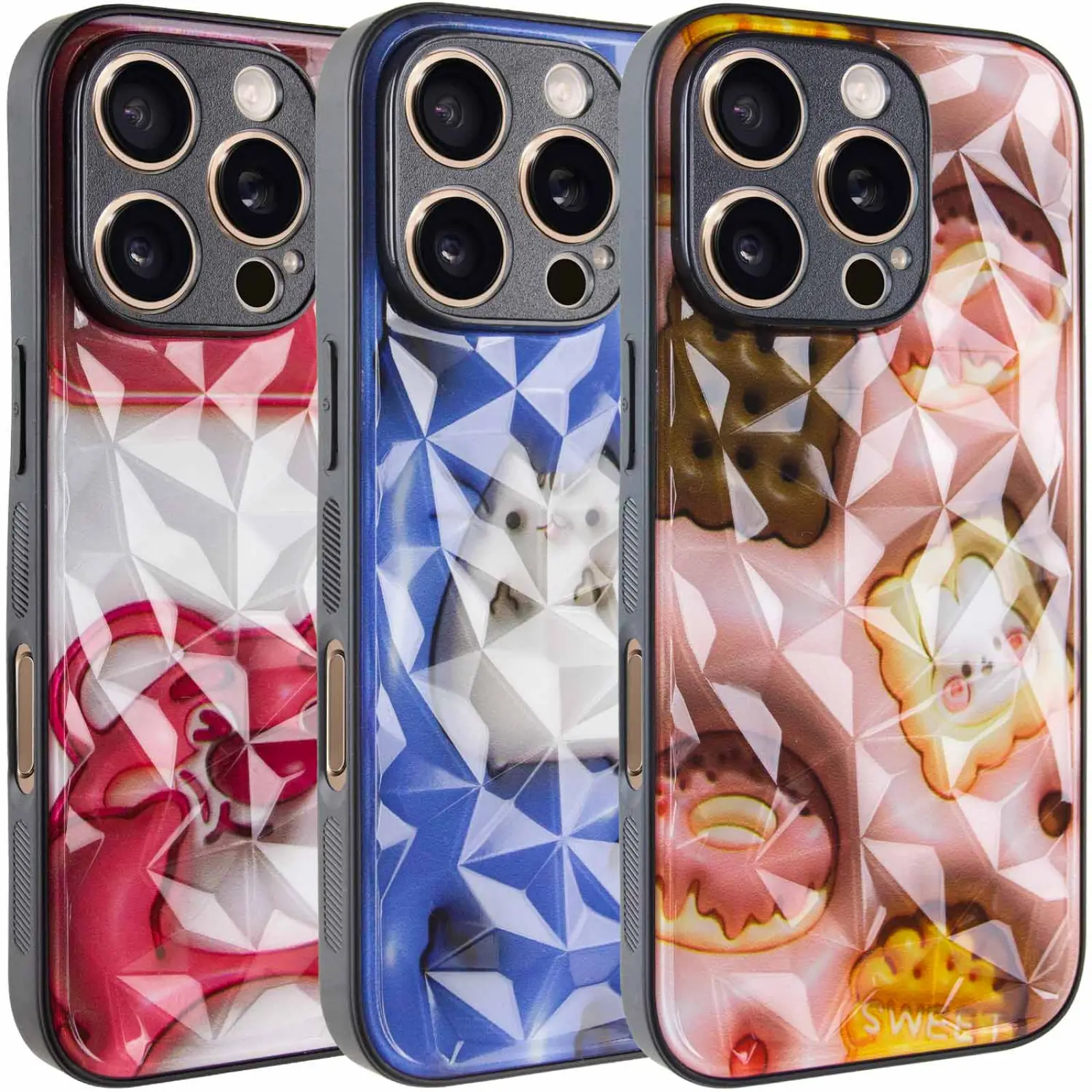 TPU+PC etui Prisma Fluffie do Apple iPhone 16 Pro Max (6.9"), TPU+PC
